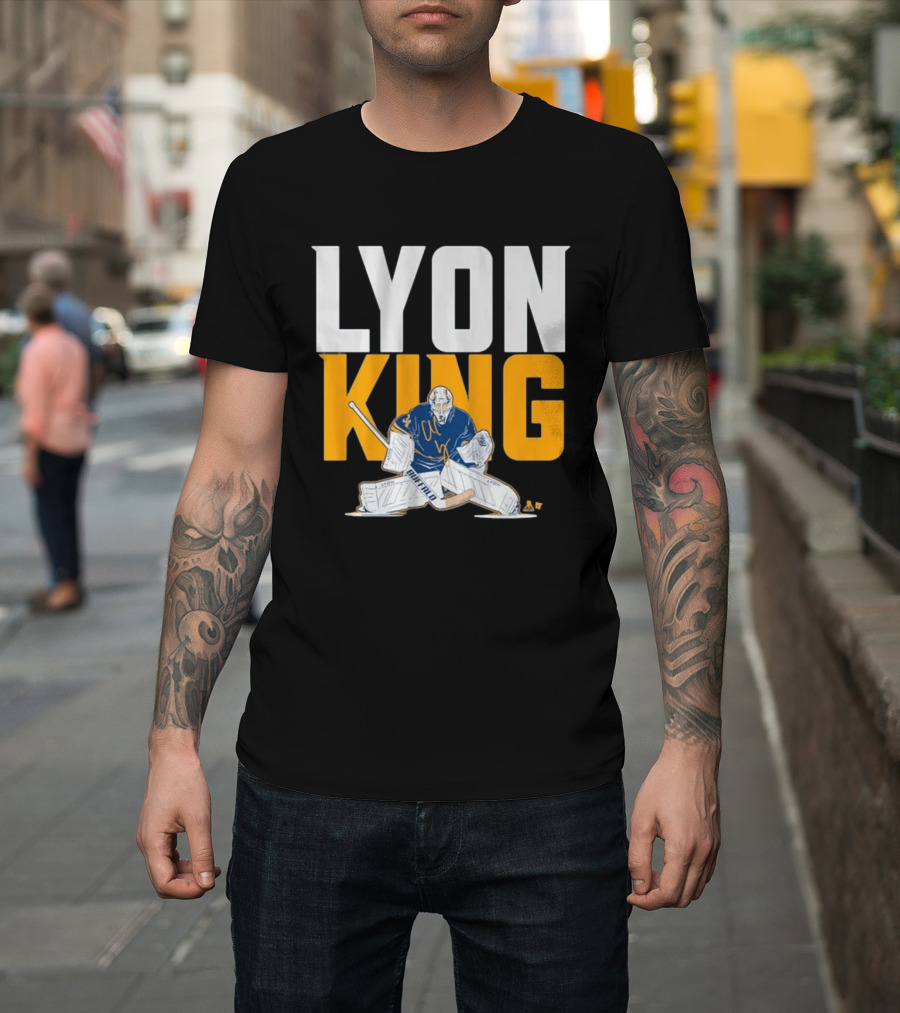 Lyon King Buffalo Goalie Sports Fan T-Shirt