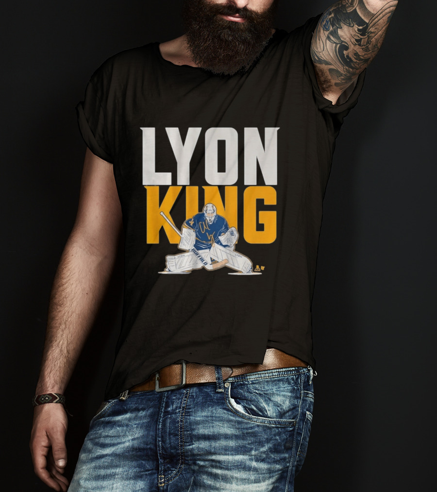 Lyon King Buffalo Goalie Sports Fan T-Shirt