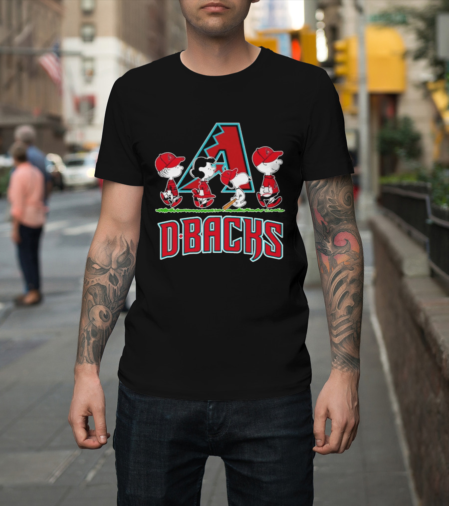 Arizona Diamondbacks Peanuts Abbey Road D Backs 2026 T-Shirt