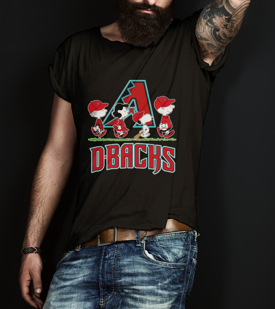 Arizona Diamondbacks Peanuts Abbey Road D Backs 2026 T-Shirt