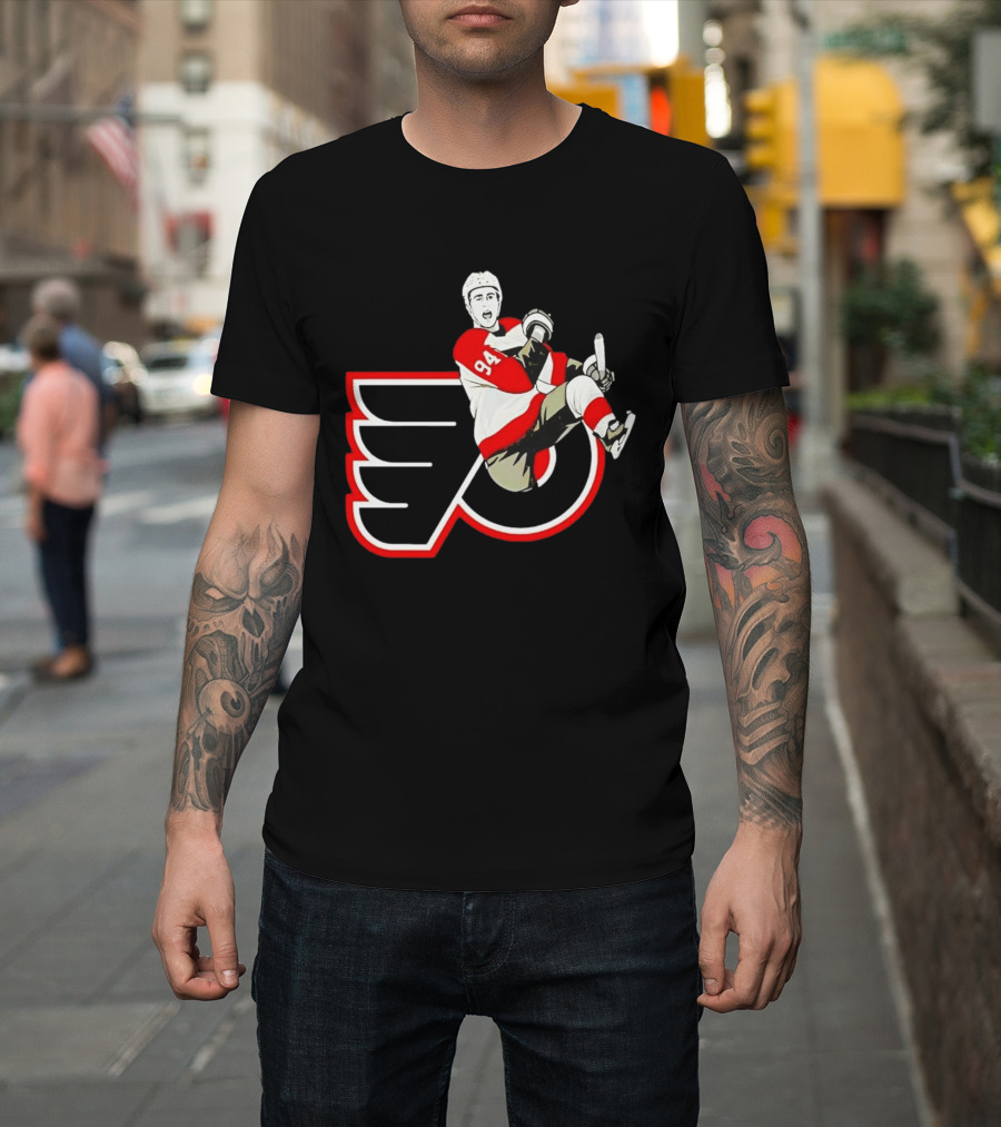 Philadelphia Flyers Porter Martone 94 Celebration T-Shirt