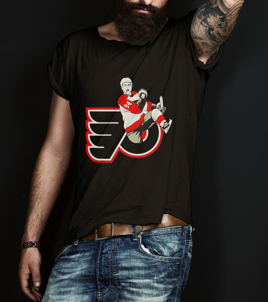 Philadelphia Flyers Porter Martone 94 Celebration T-Shirt