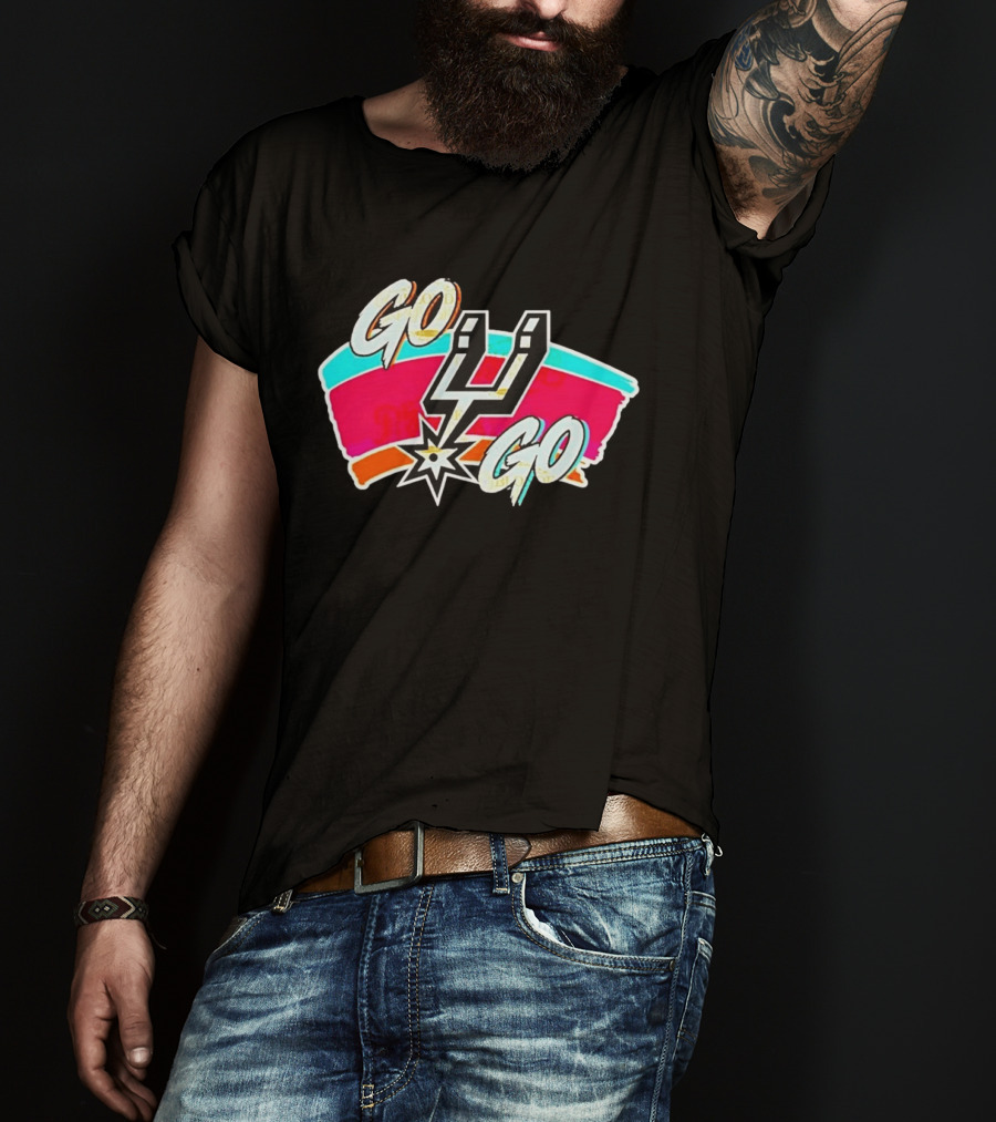 Go Spurs Go Basketball Game Day Spurs T-Shirt