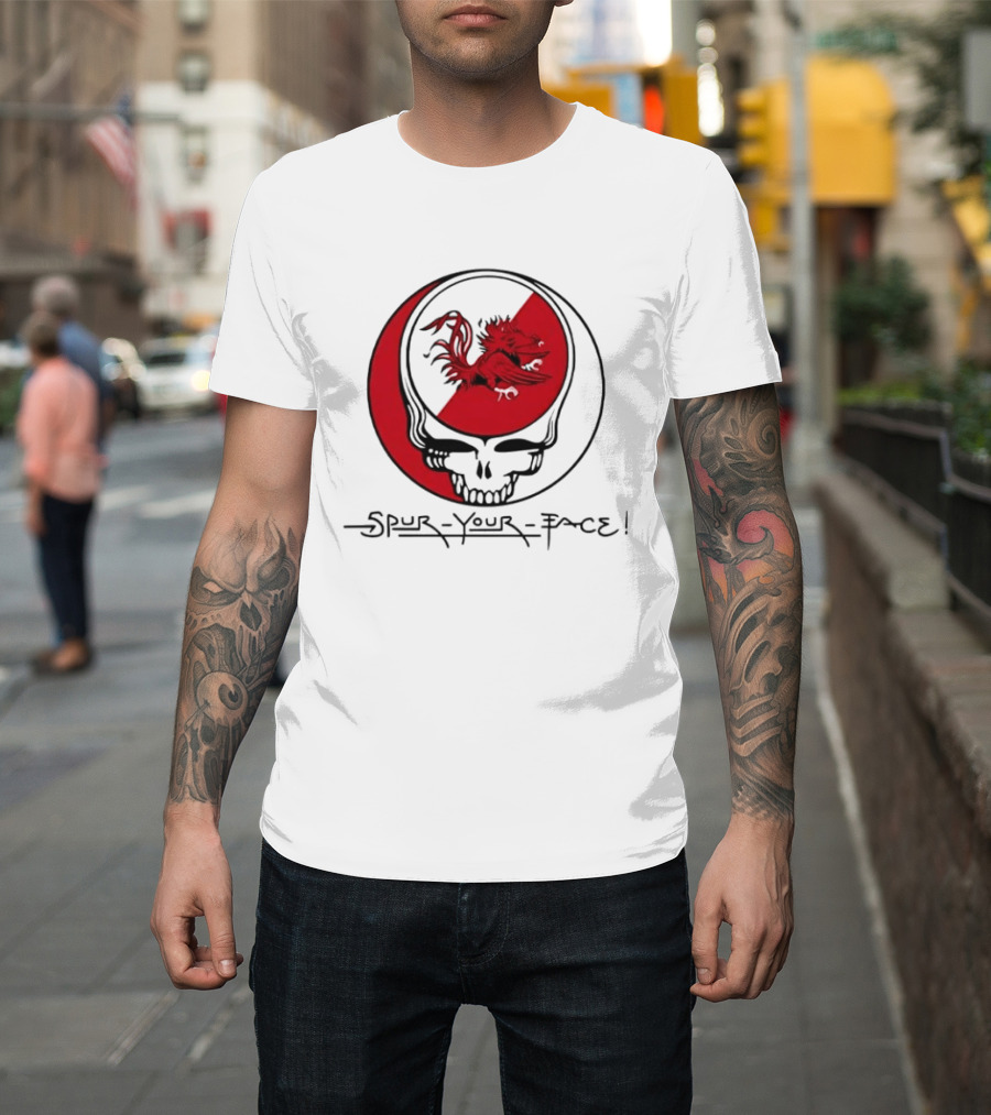 South Carolina Gamecocks Grateful Dead Spur Your Face T-Shirt