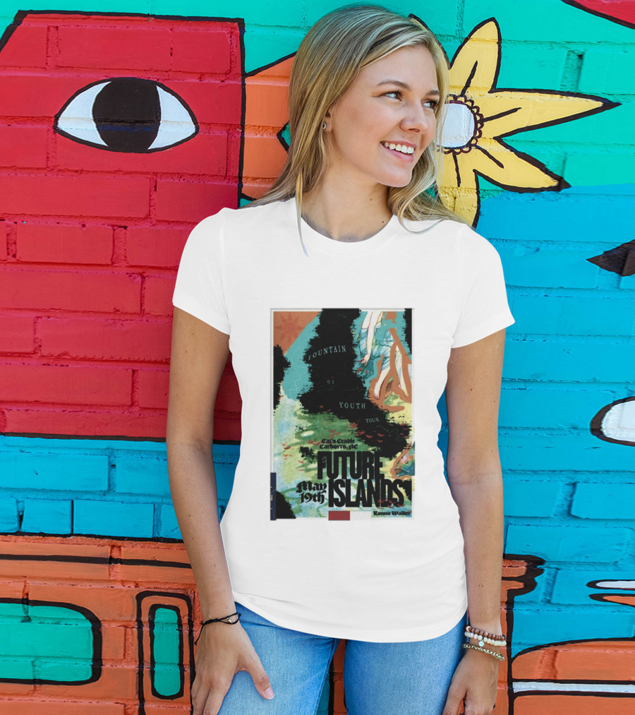 May 19 2026 Future Islands At Cat's Cradle Carrboro NC Fountain Of Youth Tour T-Shirt