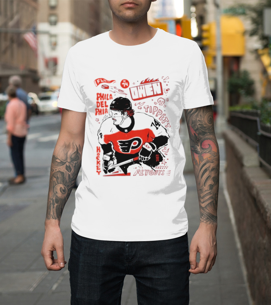 Flyguys Owen Tippett Philadelphia Flyers T-Shirt