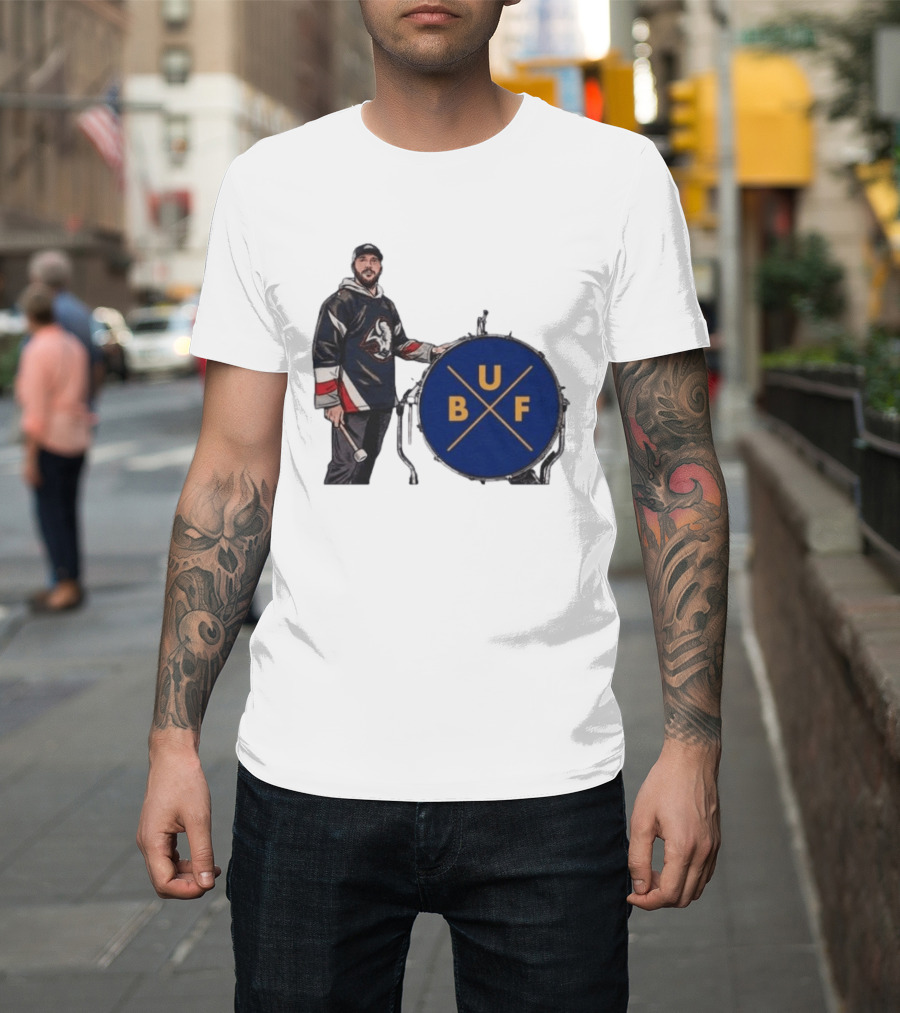Buffalo Sabres Hockey Josh BUF Drum Team Spirit T-Shirt