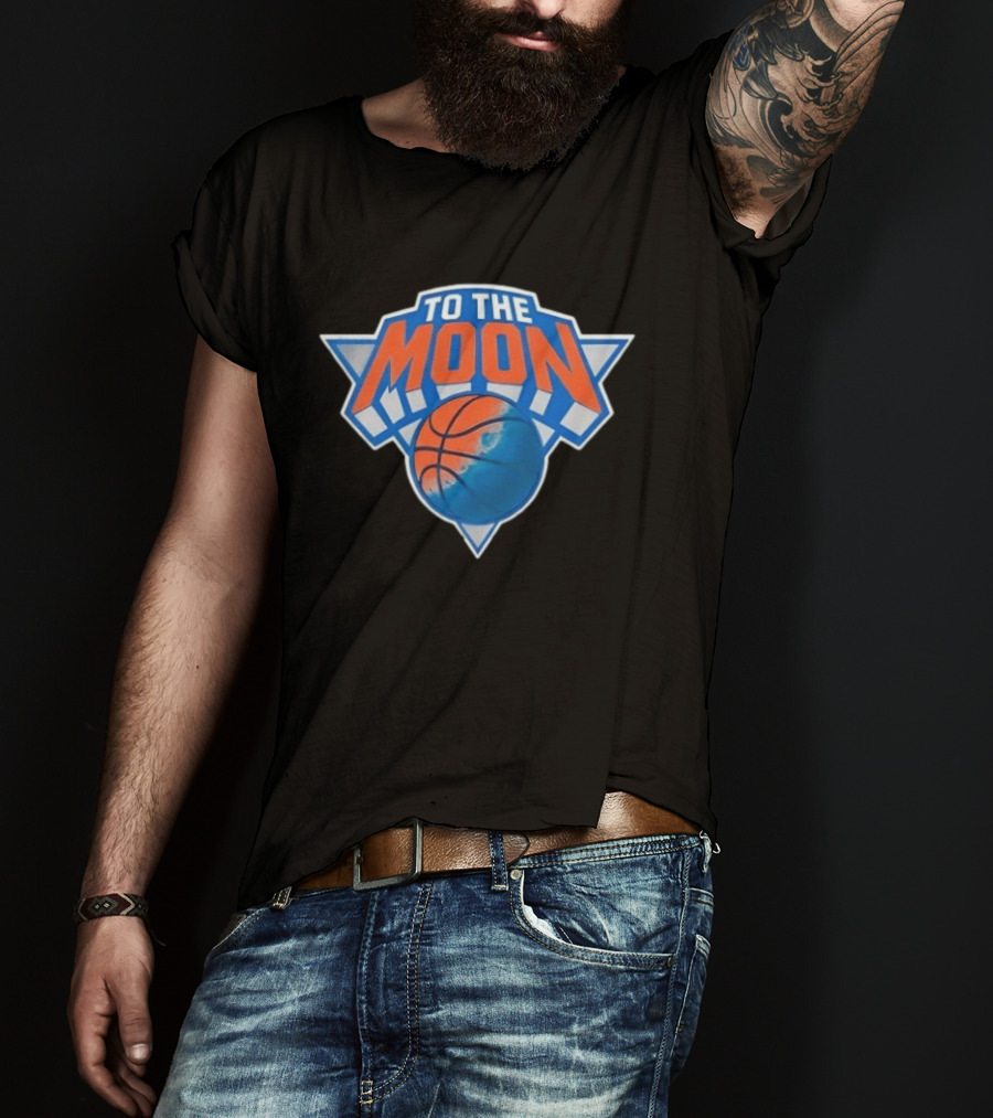 To The Moon New York Knicks Basketball T-Shirt
