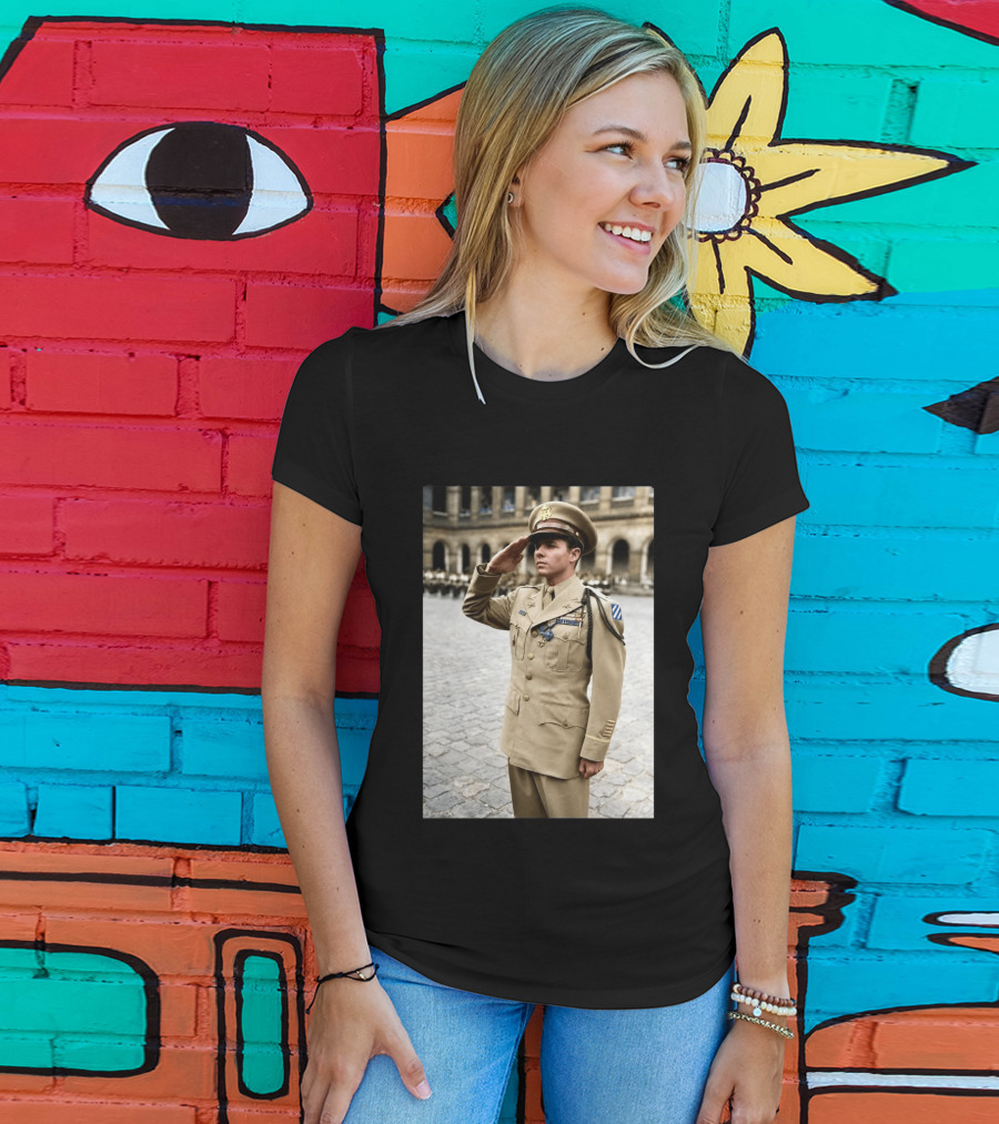 Audie Murphy The Boy Who Wouldn't Die May 28 1971 Plane Crash Hero 45 T-Shirt