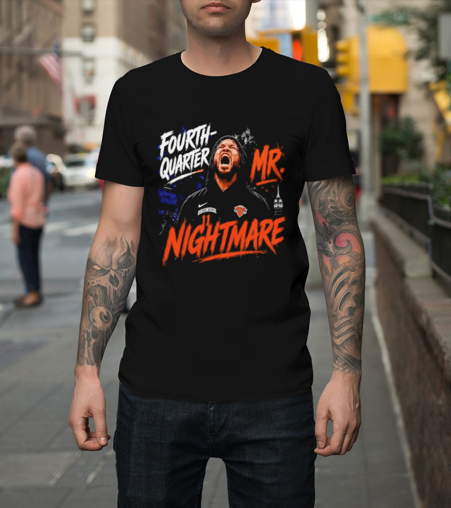 Fourth Quarter Mr. Nightmare New York Knicks T-Shirt