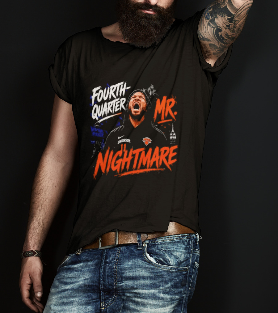 Fourth Quarter Mr. Nightmare New York Knicks T-Shirt
