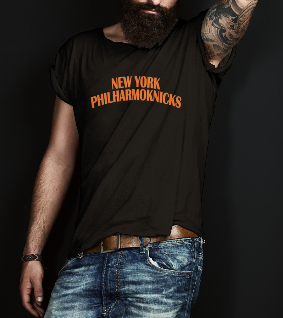 New York Philharmoknicks Knicks Inspired Collaboration T-Shirt