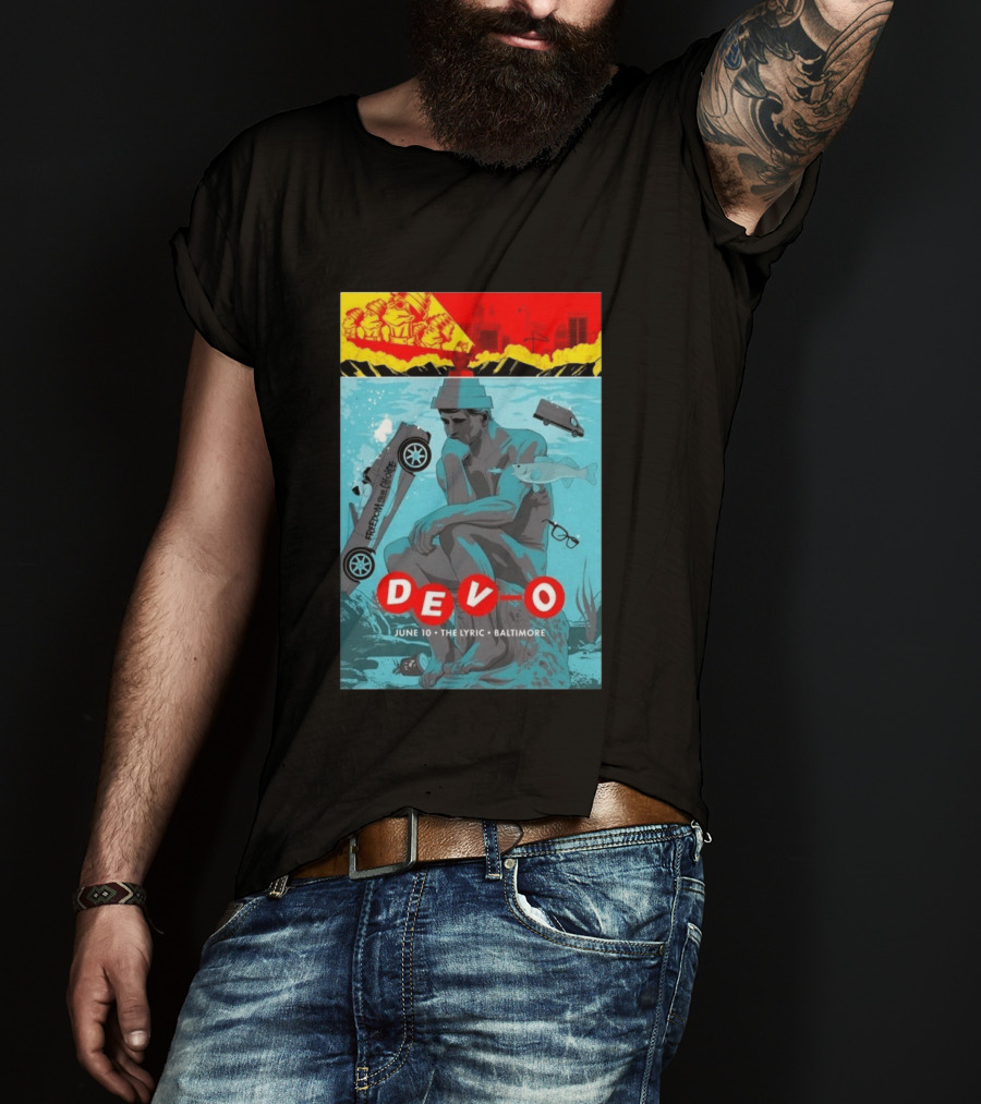 Devo June 10 2026 The Lyric Baltimore Freedom Of Choice T-Shirt