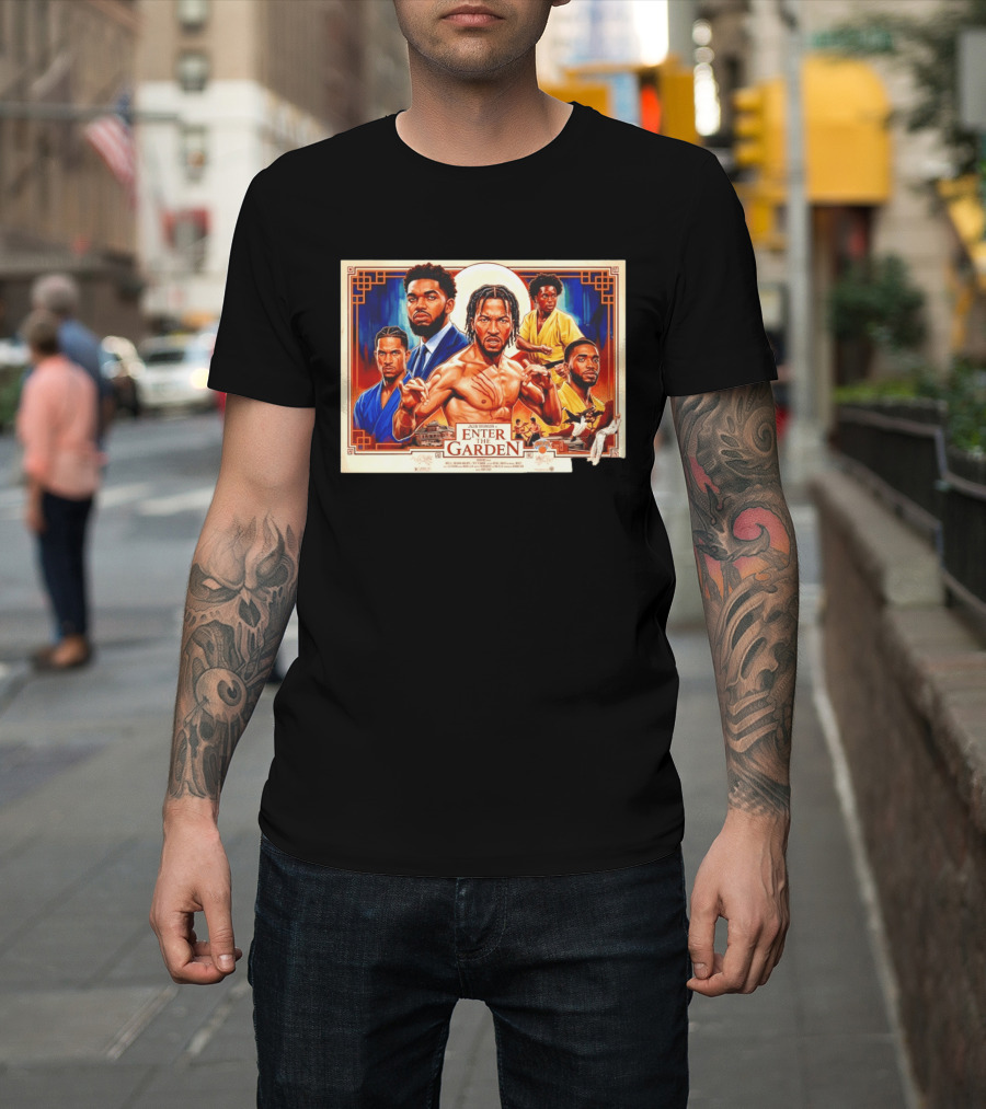 Jalen Brunson Enter The Garden New York Knicks Basketball Enter The Dragon T-Shirt