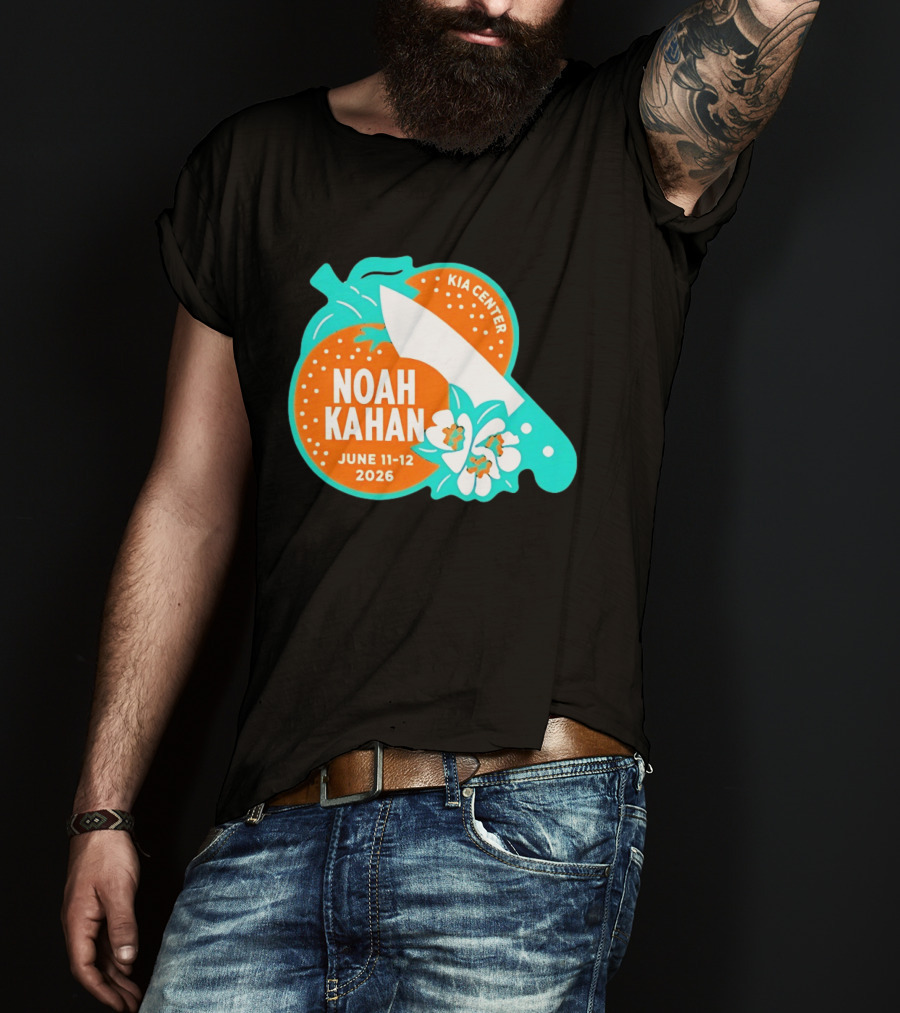 Noah Kahan June 11 12 2026 Kia Center Event Orlando FL T-Shirt