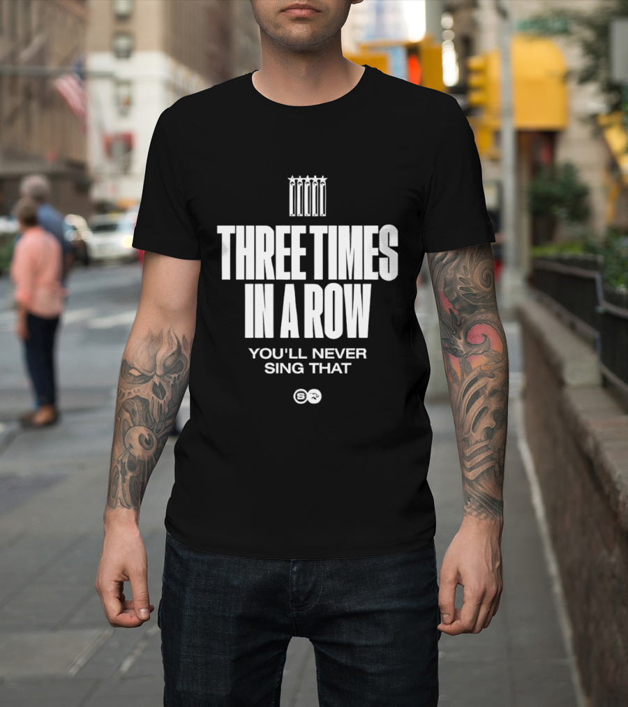 Three Times In A Row You'll Never Sing That GQ T-Shirt