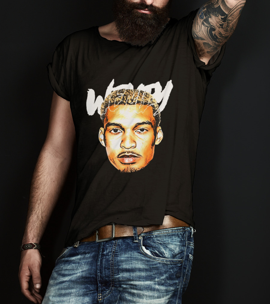 Victor Wenby Bold Basketball Star Big Head T-Shirt