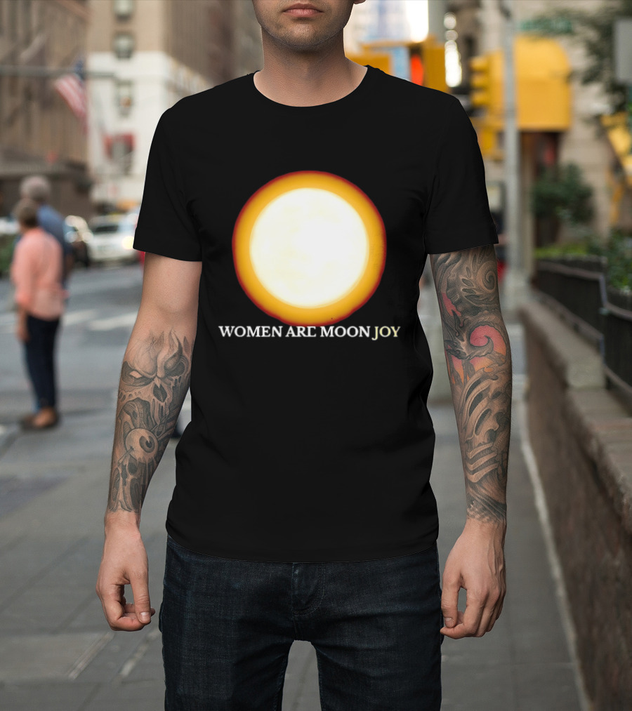 Women Are Moon Joy Full Moon Glow T-Shirt