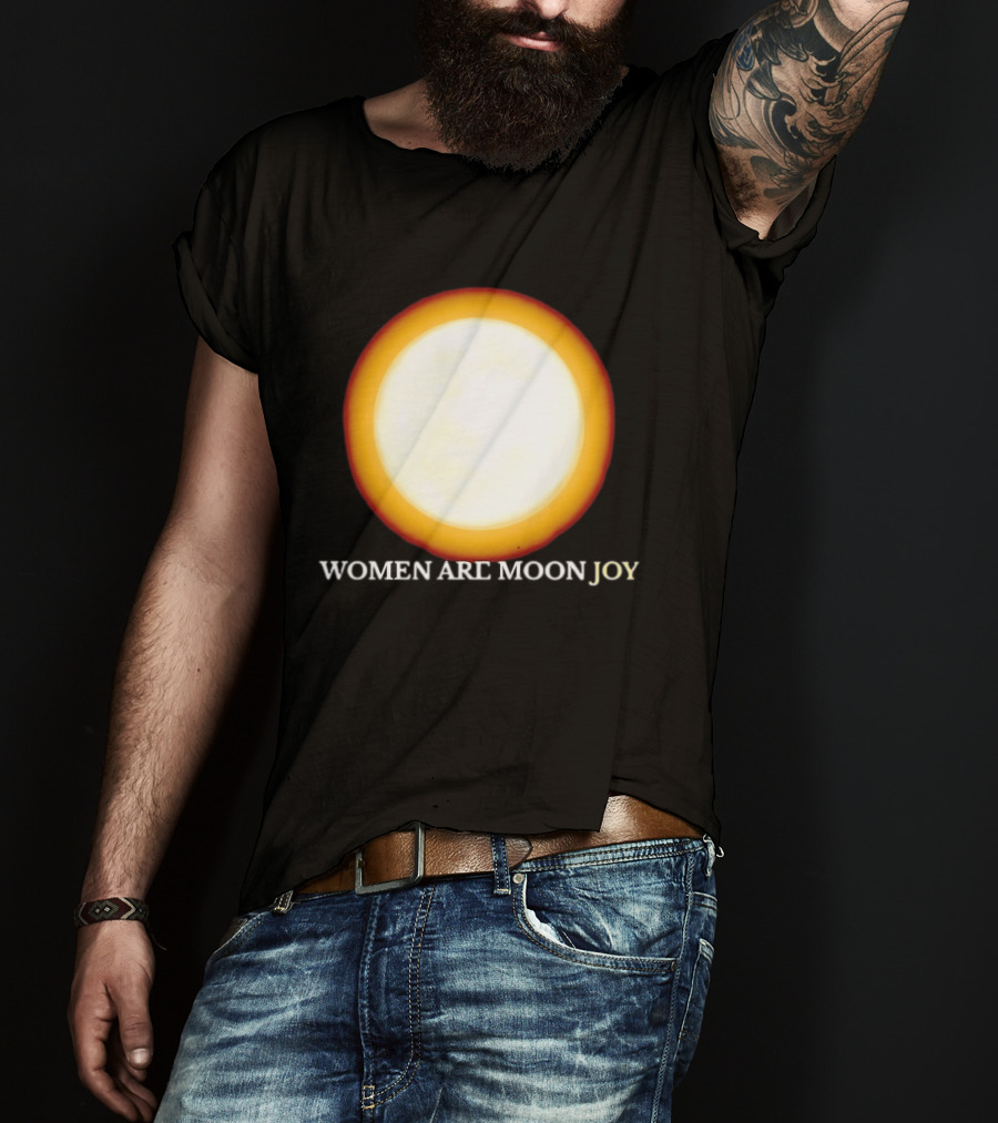 Women Are Moon Joy Full Moon Glow T-Shirt