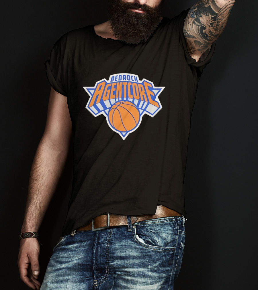 Bedrock Agentcore Basketball Style New York Knicks T-Shirt