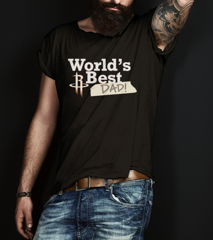 Houston Rockets World's Best Dad 2026 Dad! T-Shirt