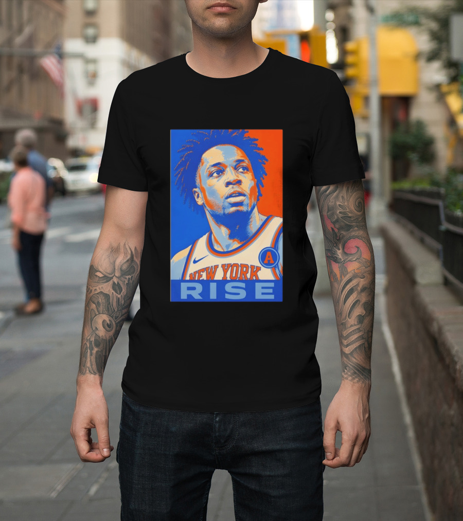 New York Knicks Rise OG Anunoby 2026 NBA Hope T-Shirt