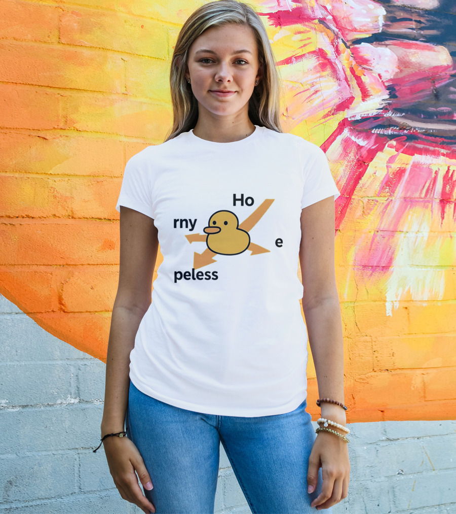 Ho Rny Peless Duck Corner Direction Arrows T-Shirt