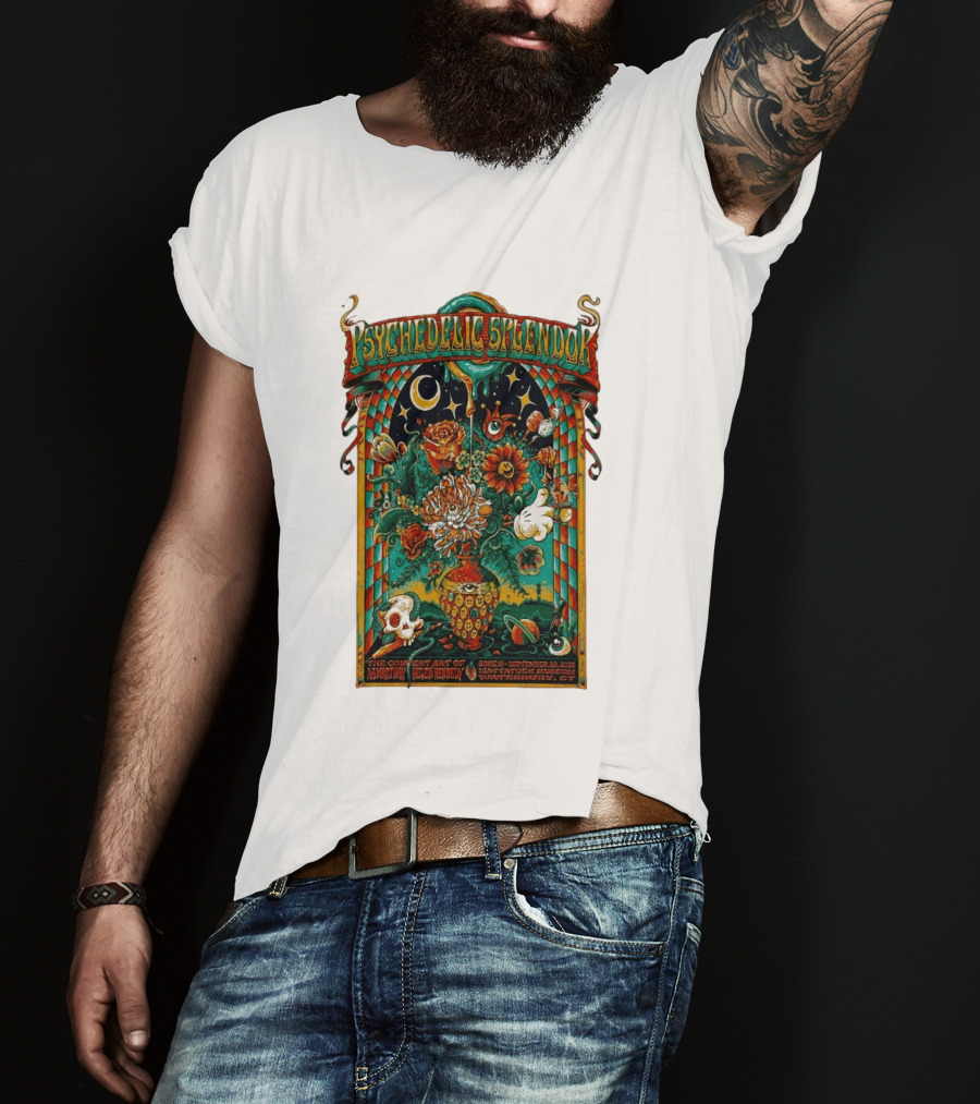 Psychedelic Splendor Asmita Winery Heaven Kennedy Mattatuck Museum June 13 September 20 2026 Waterbury Connecticut T-Shirt