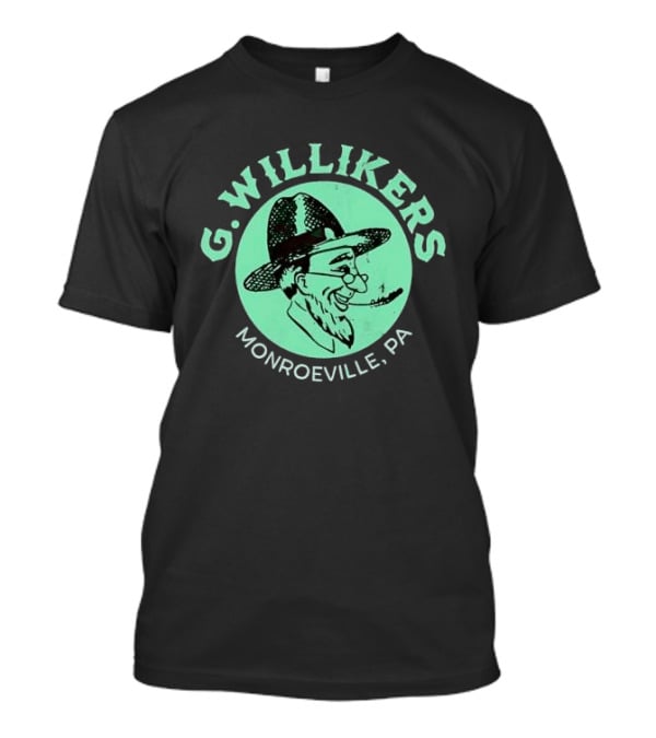 G. Willikers Monroeville PA Vintage Character Pipe Hat T-Shirt