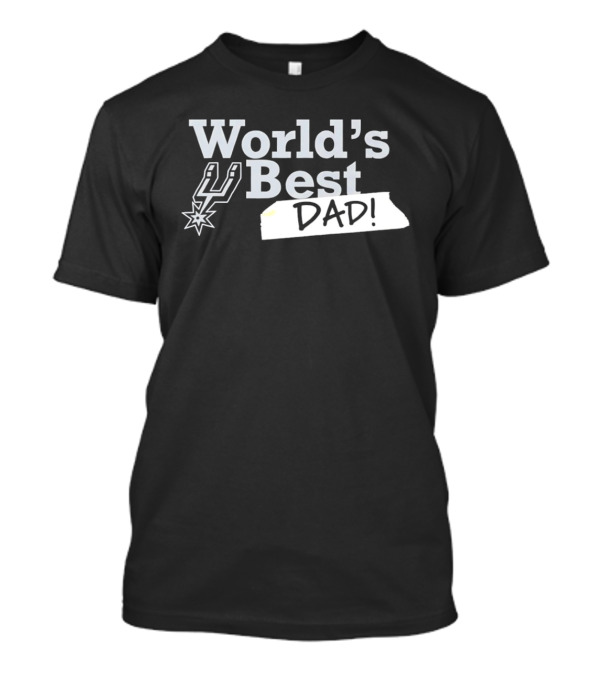 San Antonio Spurs World's Best Dad 2026 Father's Day Basketball Fan T-Shirt