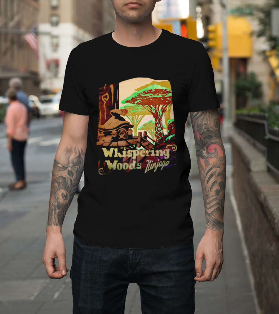 Whispering Woods Ninjago Forest Temple Scene Masters Of Spinjitzu T-Shirt