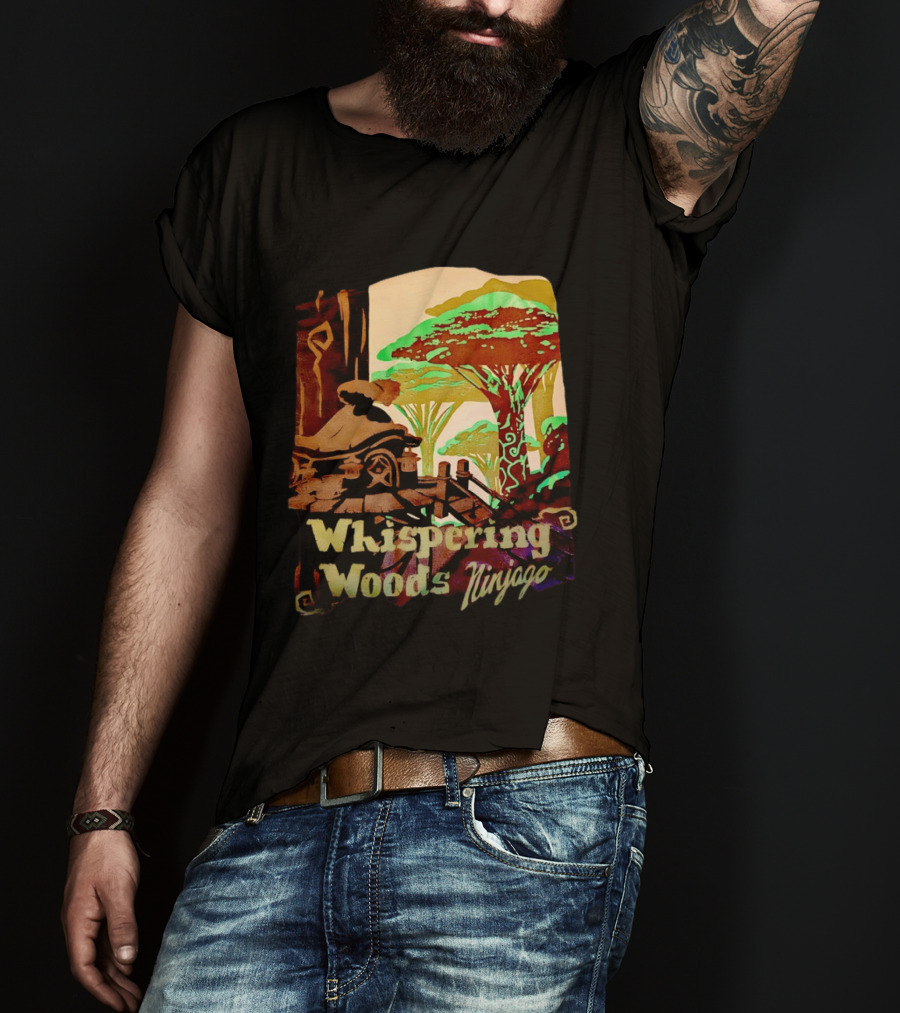 Whispering Woods Ninjago Forest Temple Scene Masters Of Spinjitzu T-Shirt