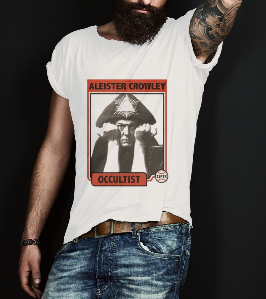 Aleister Crowley Occultist TSPTR Baseball Raglan T-Shirt