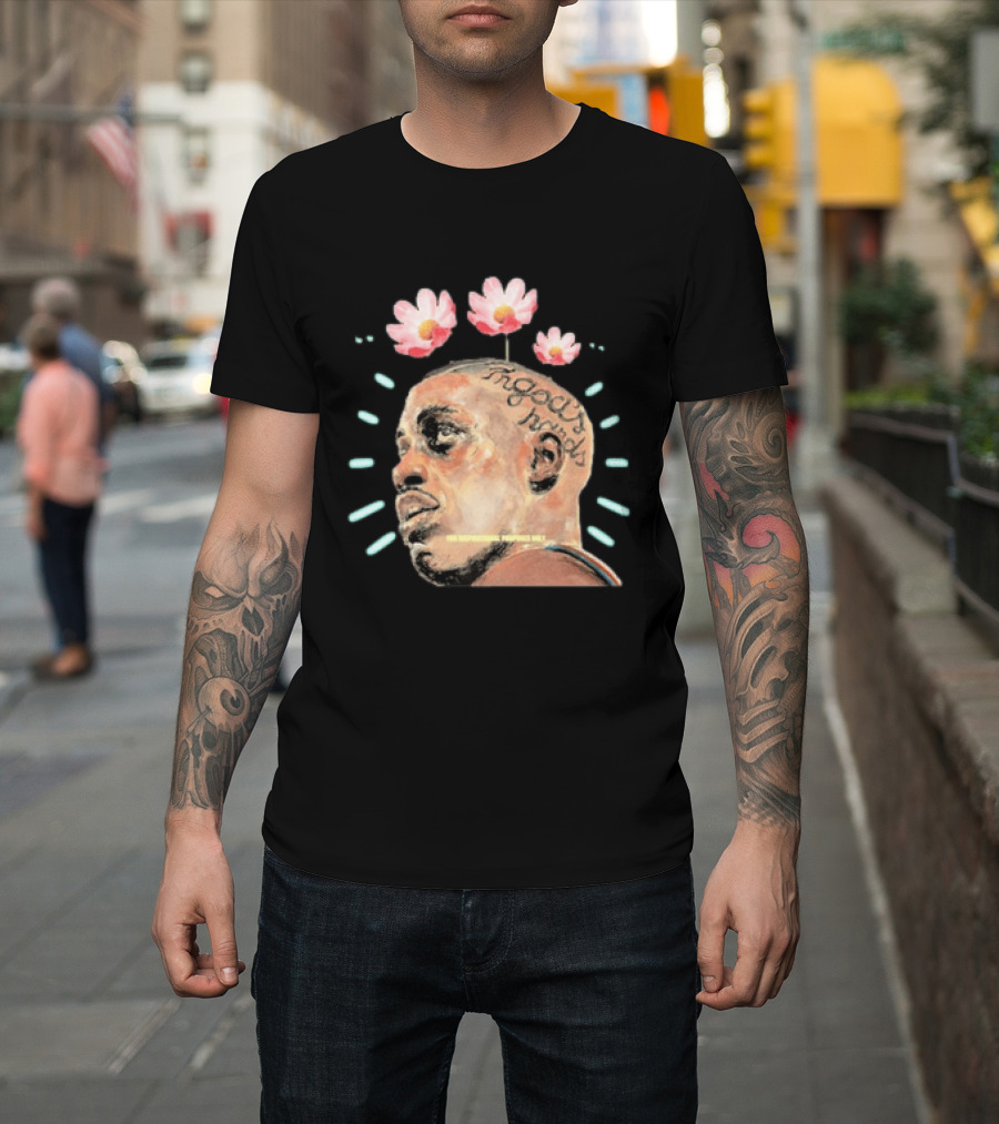 In God's Hands Always Believe In Yourself Crown Act Flower Artistry T-Shirt