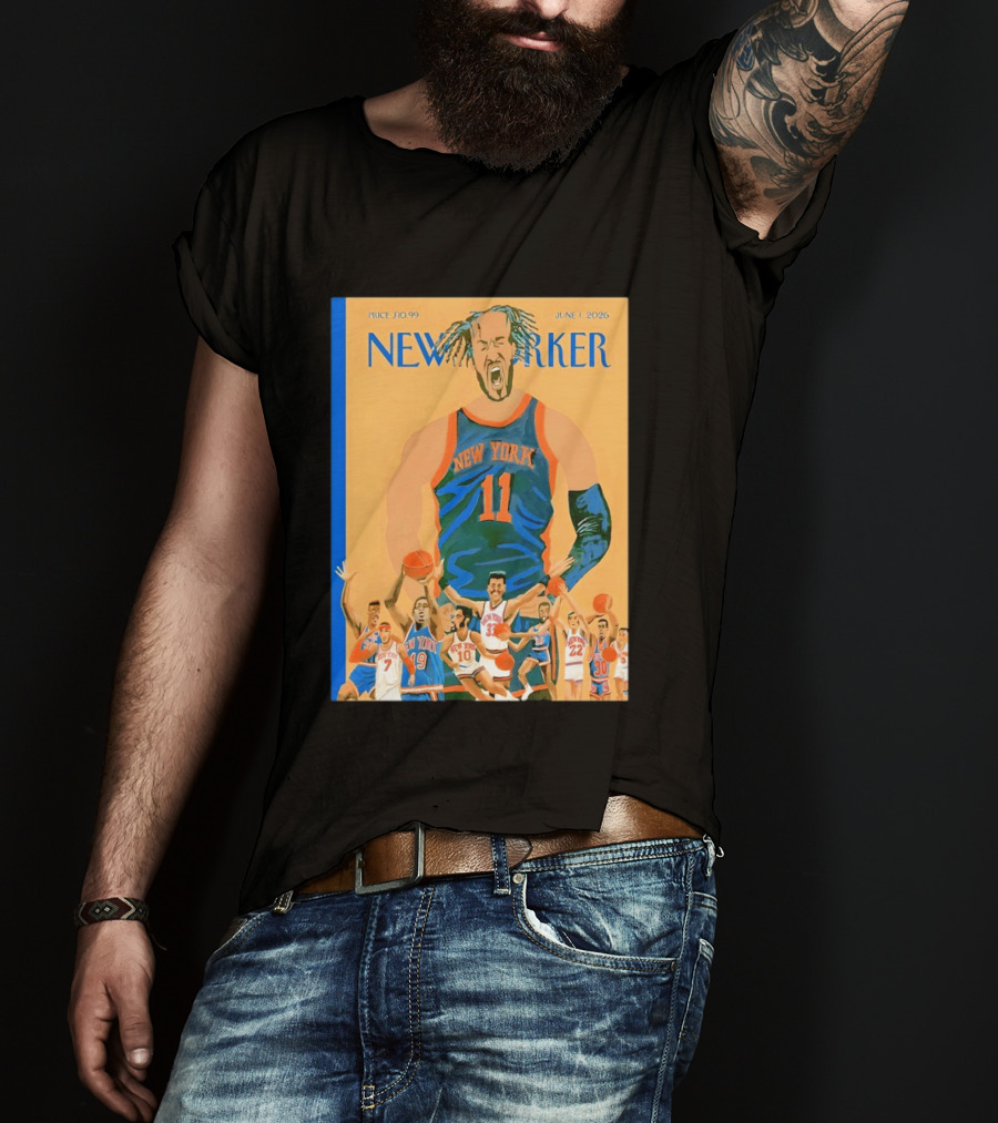 New York Knicks The New Yorker June 2026 Cover T-Shirt