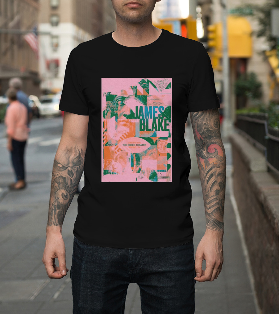 James Blake June 11 2026 Greek Theatre Berkeley CA T-Shirt