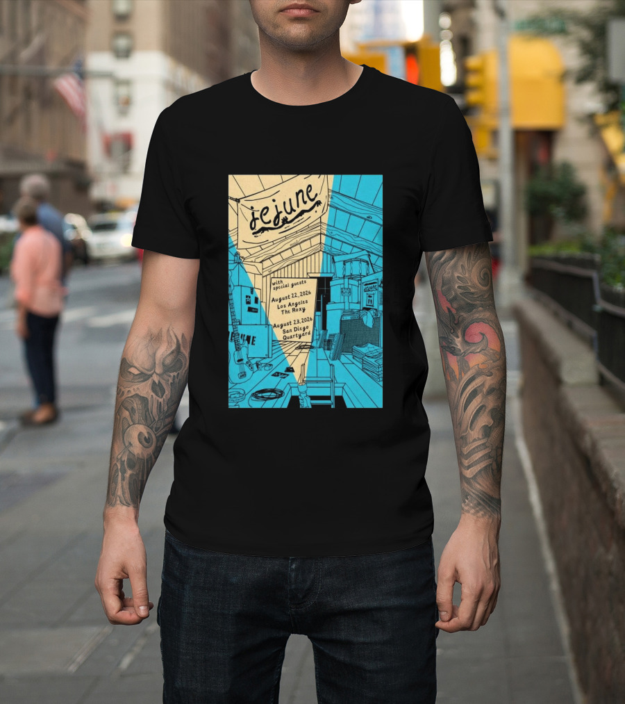 Jejune August 22 2026 Los Angeles The Roxy With Special Guests T-Shirt
