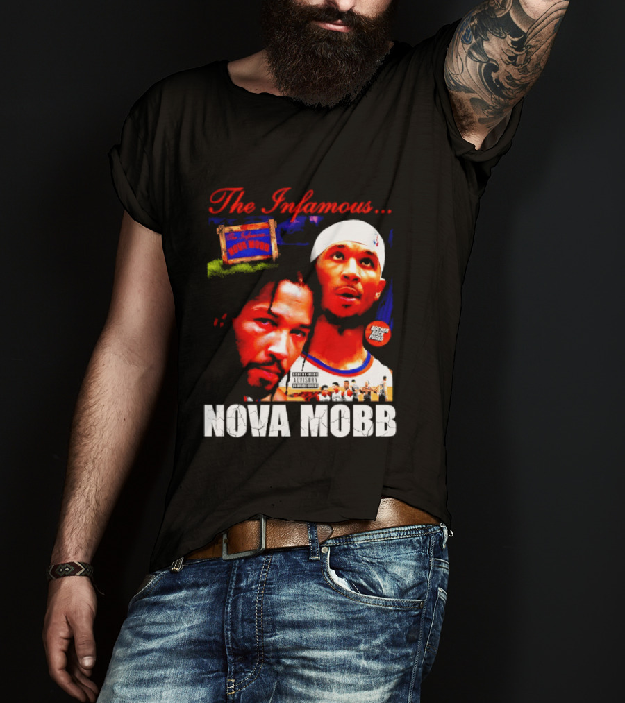 Josh Hart Jalen Brunson The Infamous Nova Mobb New York Knicks NBA 2026 T-Shirt