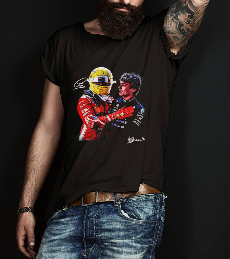 Ferrari Shell Mercedes Petronas Racing Embrace ZYN Microsoft T-Shirt