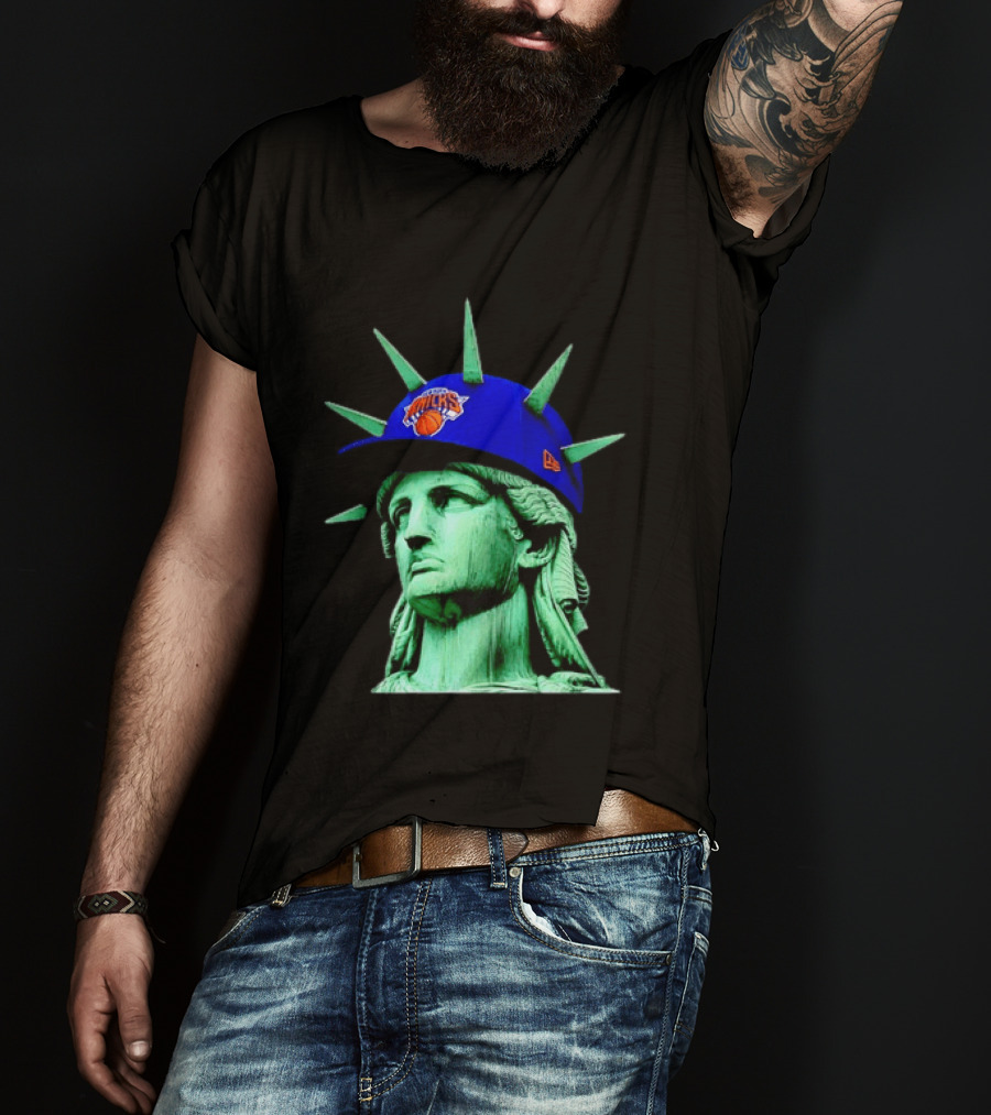 Statue Of Liberty New York Knicks Hat T-Shirt