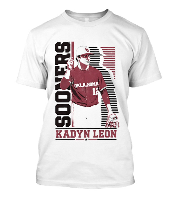 Oklahoma Sooners Kadyn Leon Baseball Player T-Shirt