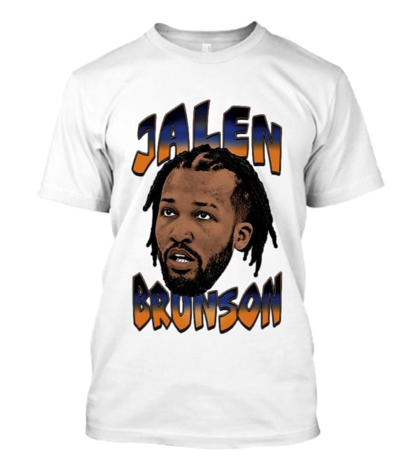 Jalen Brunson New York Knicks Player Big Face T-Shirt