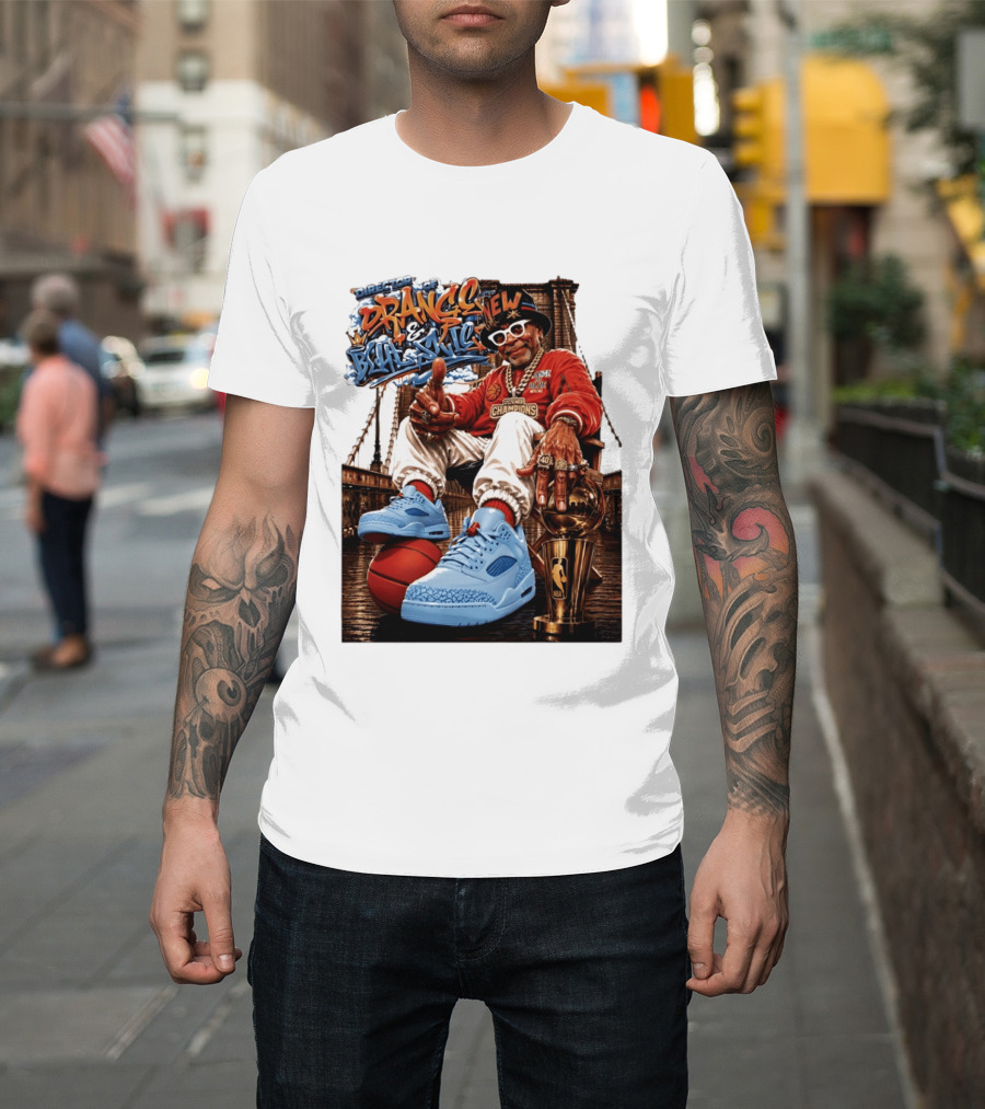 Director Orange And Blue New Champions NBA Basketball T-Shirt