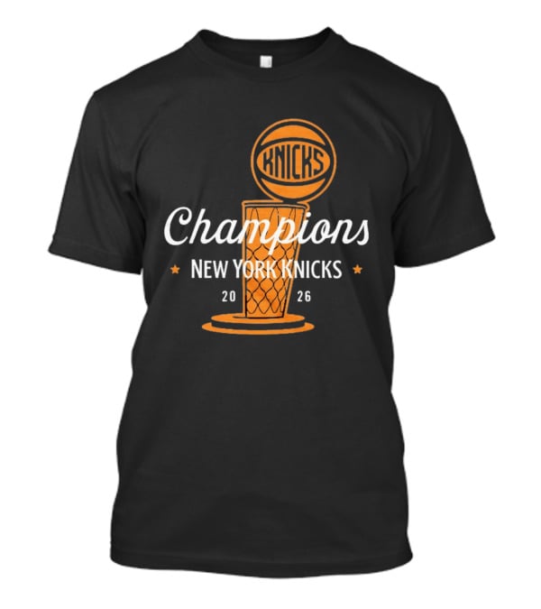 New York Knicks Champions 2026 Victory Basketball Knicks T-Shirt