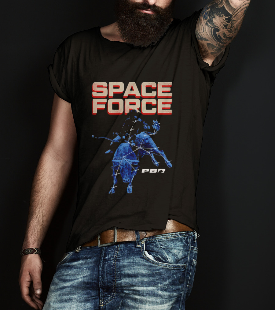 PBR Space Force Bull Rider Online Exclusive T-Shirt