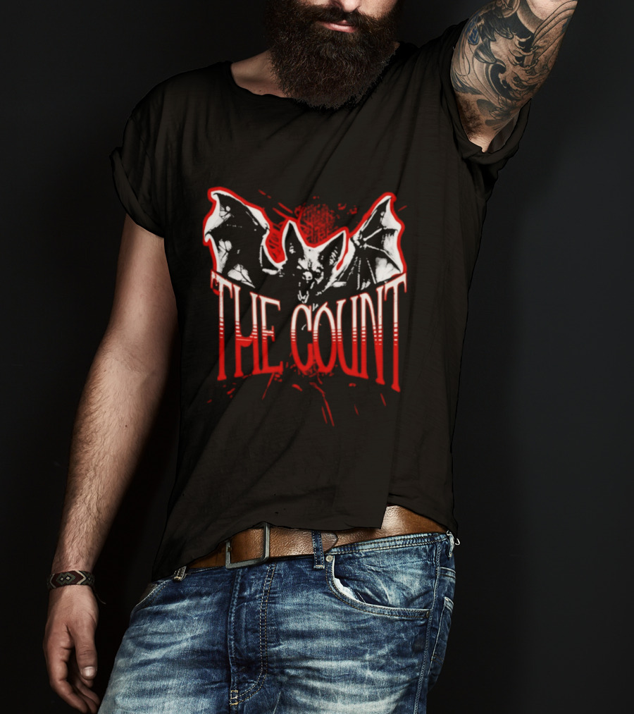 The Count Bat Illustration Sebastian Silvera T-Shirt