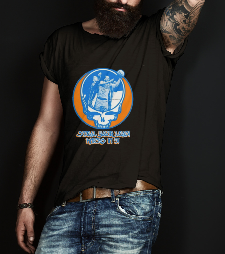 New York Knicks Jalen Brunson Steal Your Lead Knicks In 5 T-Shirt