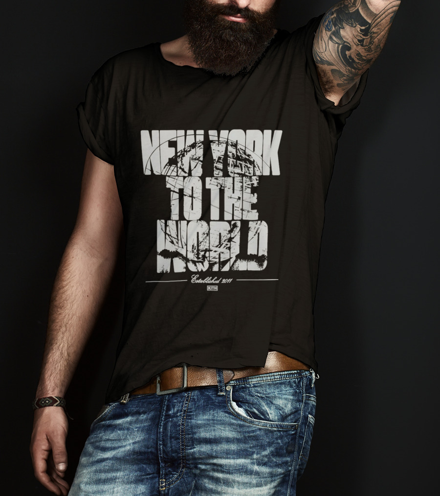 New York To The World Unisphere Vinny Guadagnino Kith Jersey Shore Family Vacation T-Shirt