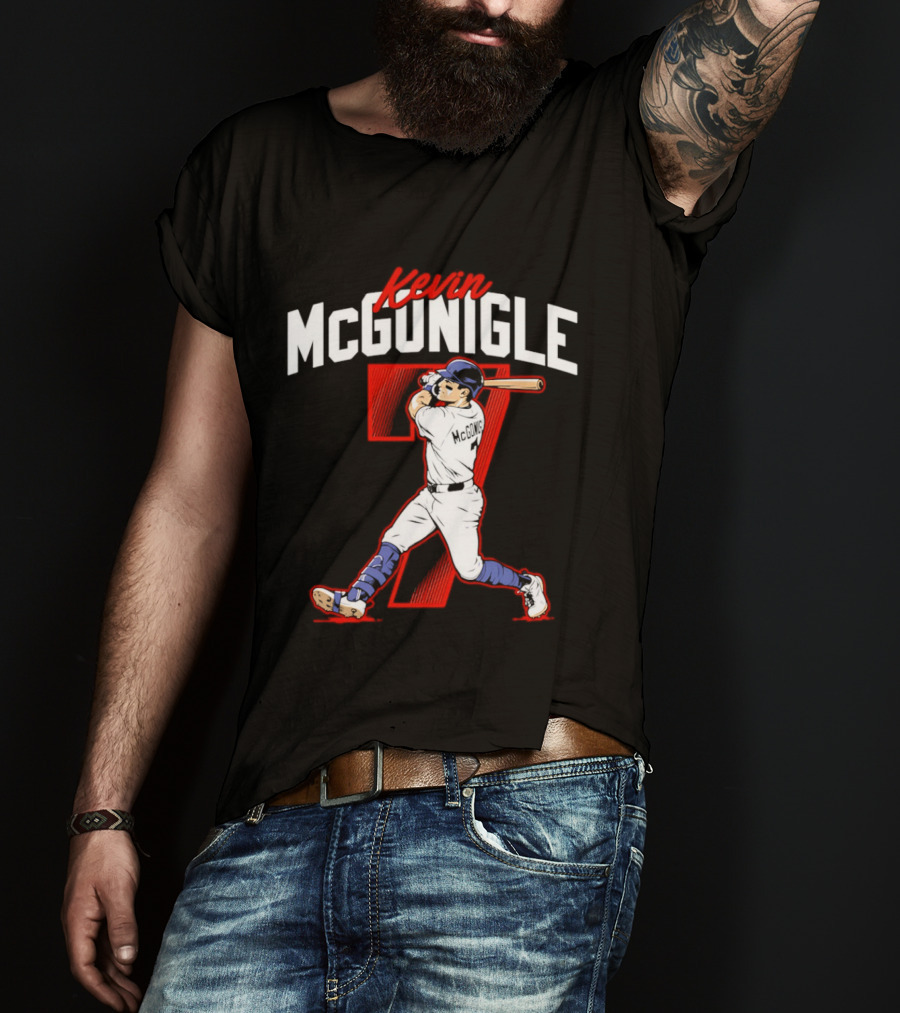 Kevin McGonigle Detroit Tigers Baseball Player Number 7 T-Shirt