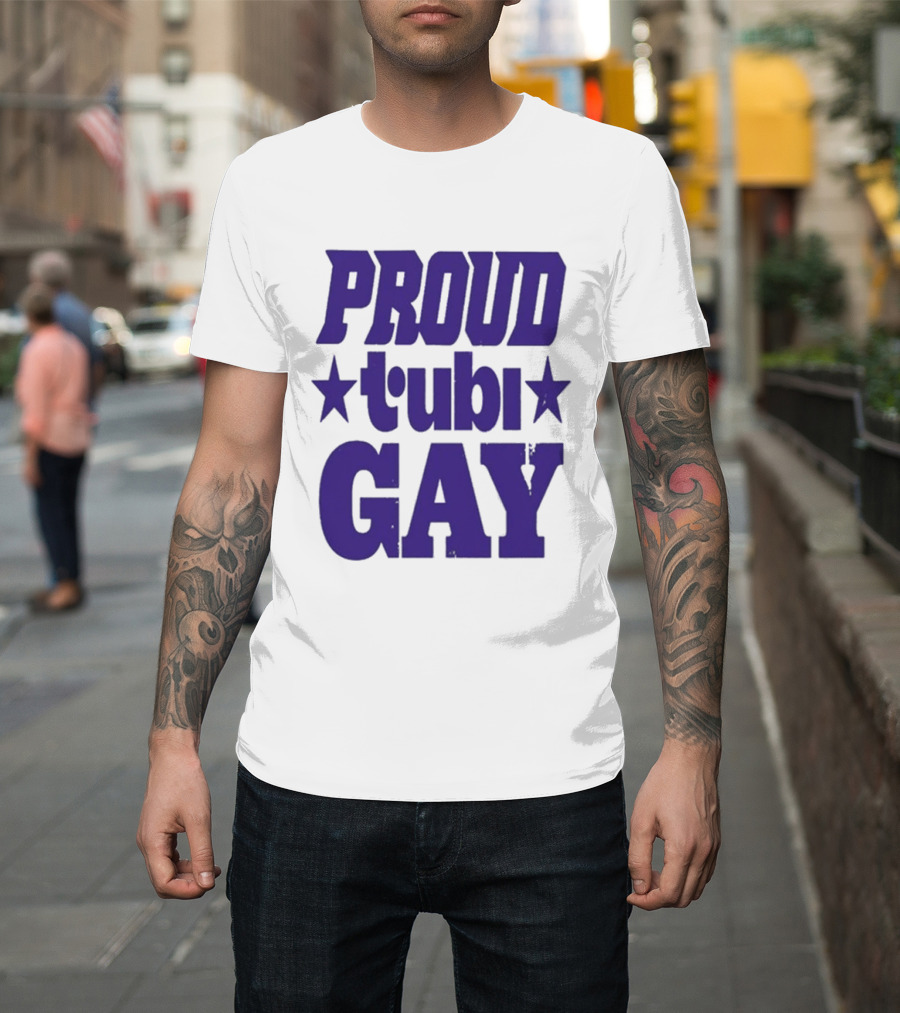 Proud Tubi Gay Stars LGBTQ+ Celebration T-Shirt
